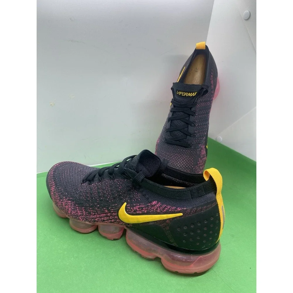 NIKE Air VaporMax Flyknit 2 'Pink Blast' Women's Sz 12 Men's Sz 10.5 942843-008